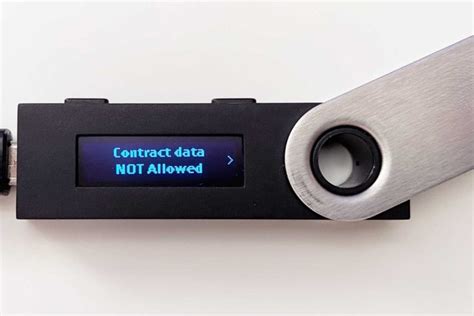 ledger nano s contract data yes or no|Ledger Nano S: secure multi.